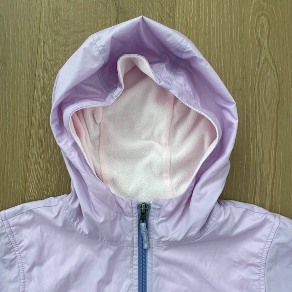 Columbia Jacket Girls Medium 10-12 Windbreaker Fleece Purple Pink Lilac Lavender - Picture 7 of 16